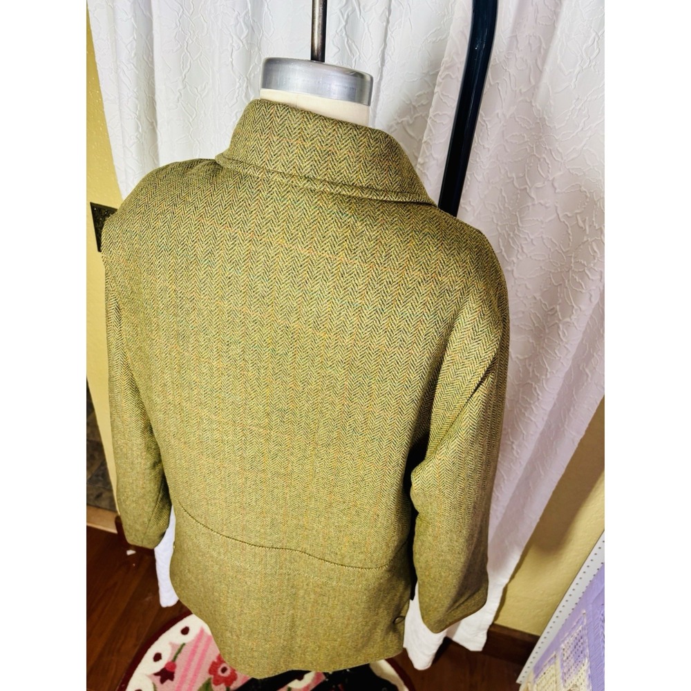 Paul Stuart Wool Tweed‎ Hunting Coat S 36/38 Chore Quilt Lined Made in England - Picture 11 of 16
